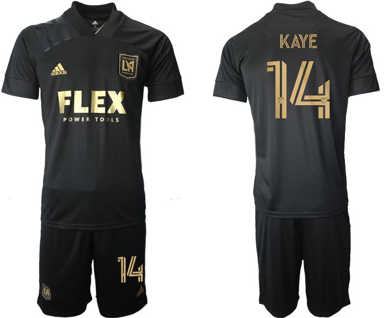 Men 2021-2022 Club Los Angeles FC home black #14 Adidas Soccer Jersey